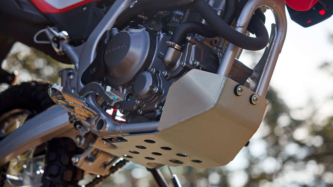 CRF300L motorvédő-lemez